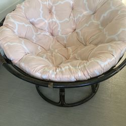 Pier1 Papasan Chair with Cushion 