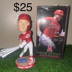Bobbleheads LA Los Angels Baseball SGA Trout Pujols