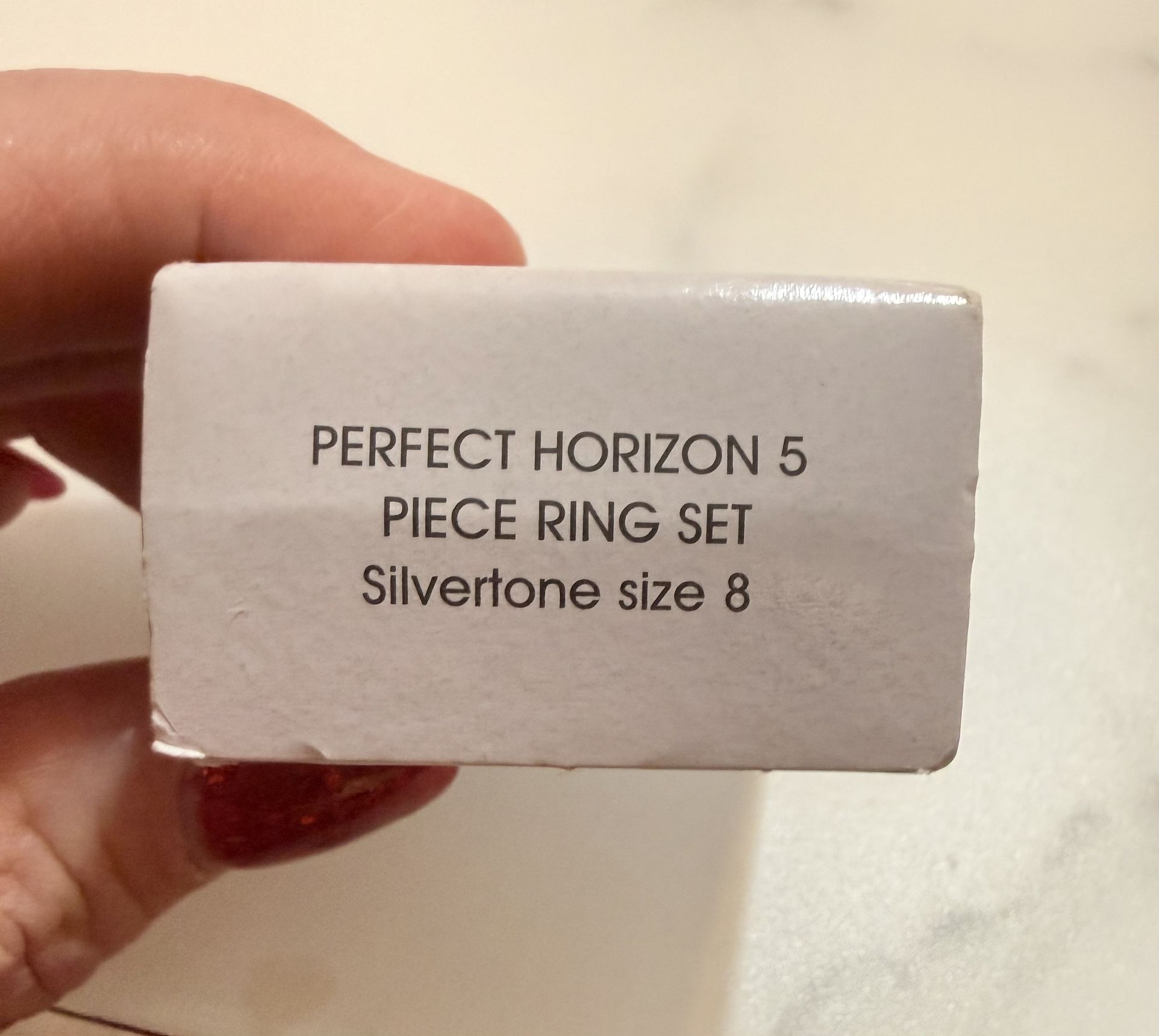 Silverstone Five Piece Ring Set Size 8