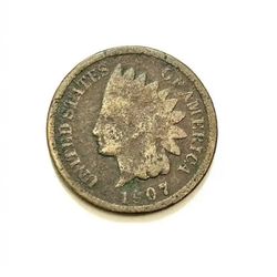 United States Of America 1907 Indian Head Penny
