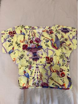 MAEVE- Garden Silk Blouse