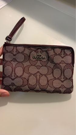 Coach wristlet purse