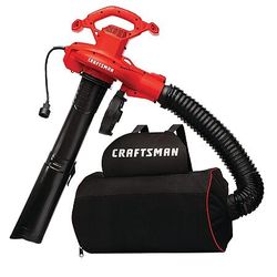 CRAFTSMAN 12-Amp Corded Electric 3-in-1 Leaf Blower, Vacuum & Mulcher (CMEBL7000)