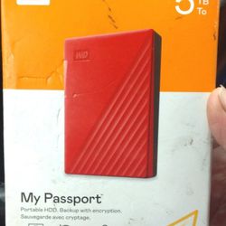 My Passport 5tb Portable Hard drive New Inbox