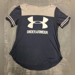 Under Armor blue shirt