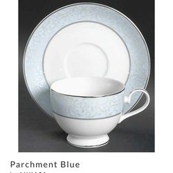 Mikasa Parchment Blue set Brand New