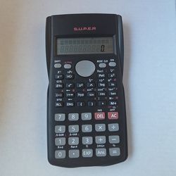 Two-line Scientific Calculator - 240 Functions- Battery Operated S.U.P.E.R $15
