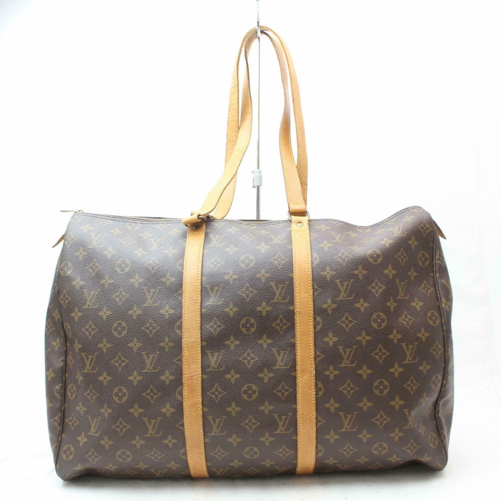 Authentic Louis Vuitton Flanerie 50 M51116 Brown Monogram Shoulder Bag 11302