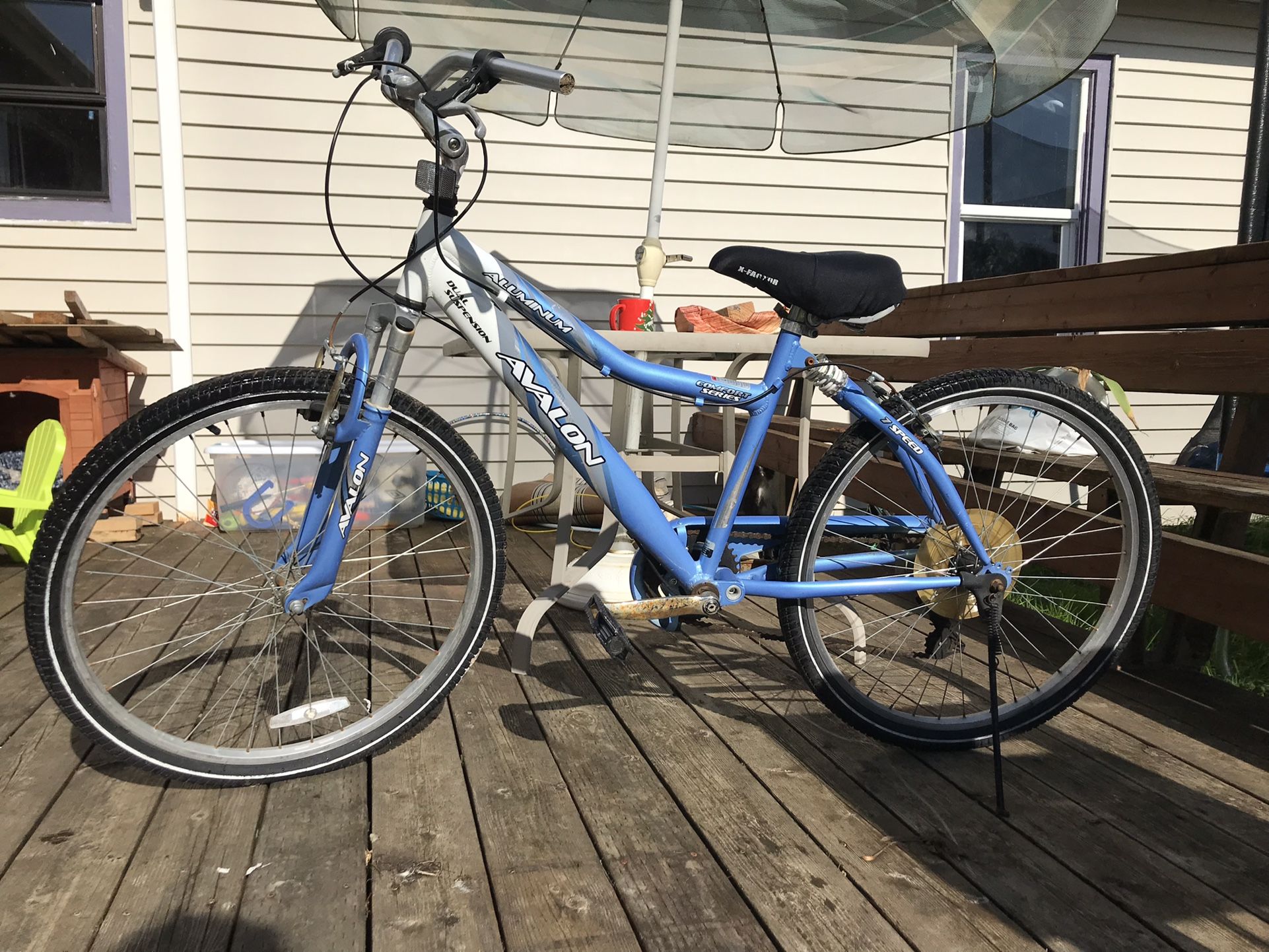 Avalon Dual Suspension Aluminum Bike - Used But Rides Fine !