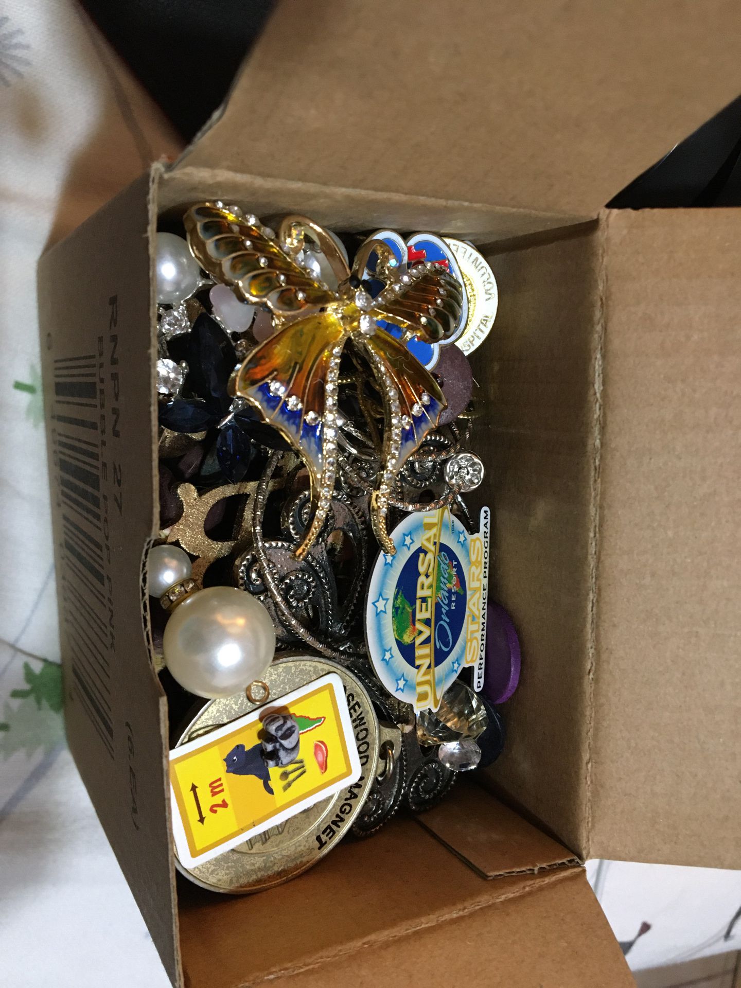 Box full of trinkets
