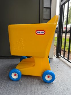 Vintage 1990s Little Tikes "Lil' Shopper" Toy Shopping Cart