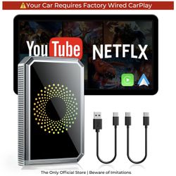 （New）2026 Wired CarPlay to Wireless Adapter for Netflix/YouTube/TikTok
