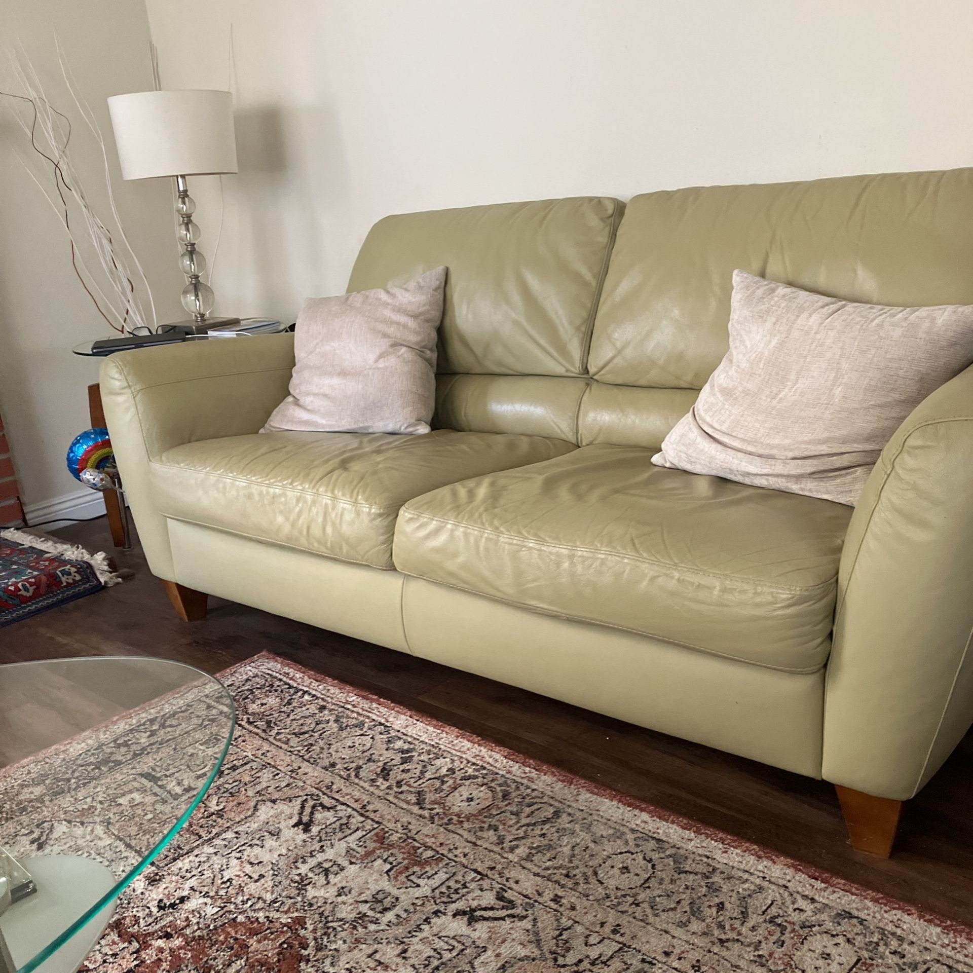 Leather Sofa For Sale 50.00 Dollars
