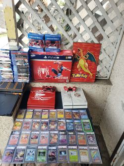 Trade Pokémon Cards & electronics For car with Pink slip... or 55 Graded Cards for $5000! & $3000 on PS4 Pro Edition & 2 Jailbreak PS4 2000GB