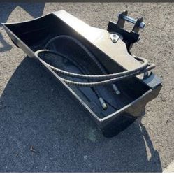 Mini hydraulic skid steer bucket 31 inches and a half