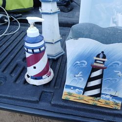 Lighthouse Bathroom Decorations 