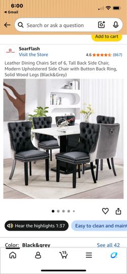 New dining chairs
