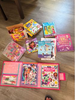 Kids play books and toys