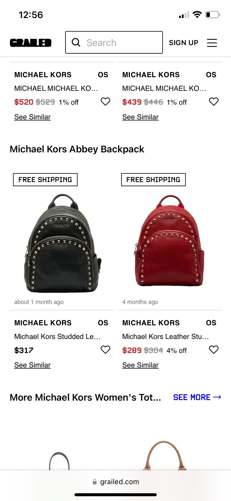 Michael Kors Backpack