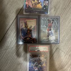 Jaxon smith- Njigba Kaleidoscopic Rookie Case Hit PSA 10 W/ Kobe Silver Holo Encore, Jordan Metal Universe & Kobe Bowman 