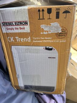 Stiebel Eltron 236305 CK Trend Wall-Mounted Electric Fan Heater, 2000W,  240V for Sale in Stockton, CA - OfferUp