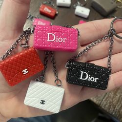 Designer Bag Keychains 