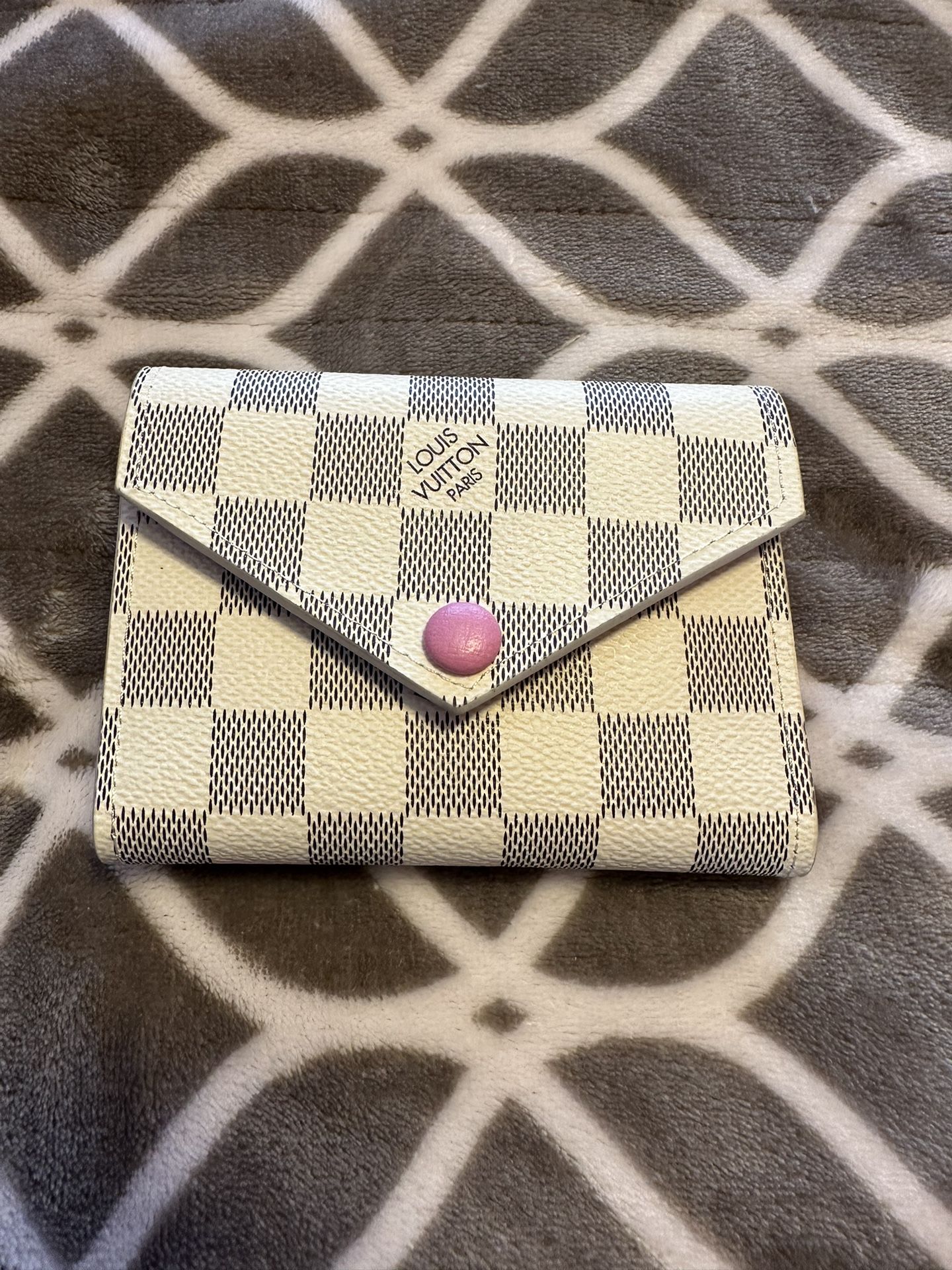 Small White and Pink Wallet