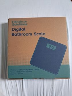 Bathroom Scale NEW IN BOX! Digital And Voice Announces Weight.