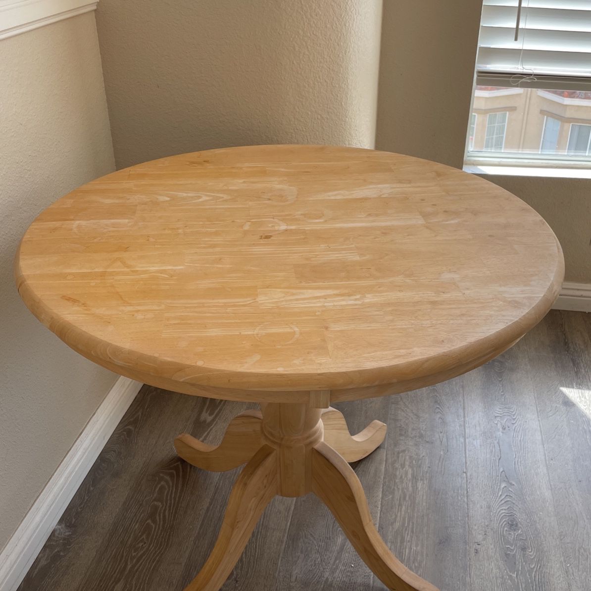 Unfinished Wooden Table