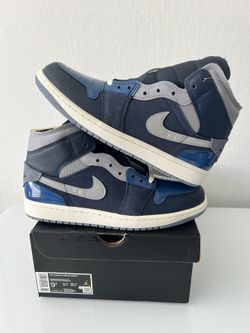 Air Jordan 1 Mid SE Craft - Obsidian French Blue Ashen Slate White (Size - 9.5)