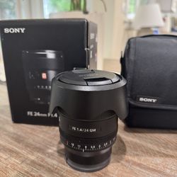 Sony GM FE 24mm f/1.4 Full-Frame Wide-Angle Lens
