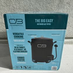 New Charbroil Big Easy Outdoor Air Fryer Oil less Liquid Propane Gas Turkey Fryer