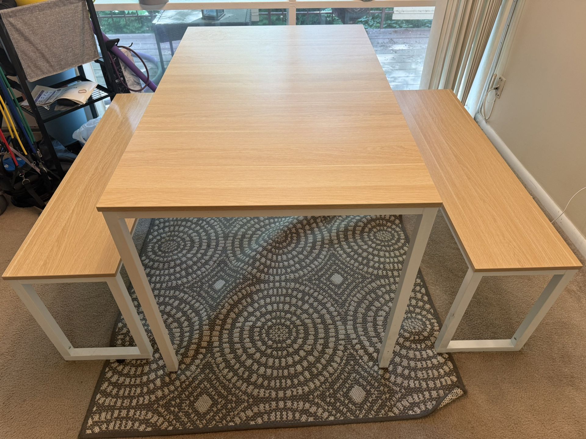 Table + Chairs (benches)