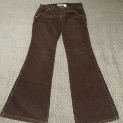 Ladies Old Navy Brand Corduroy Cargo Pants Size 8 Nice
