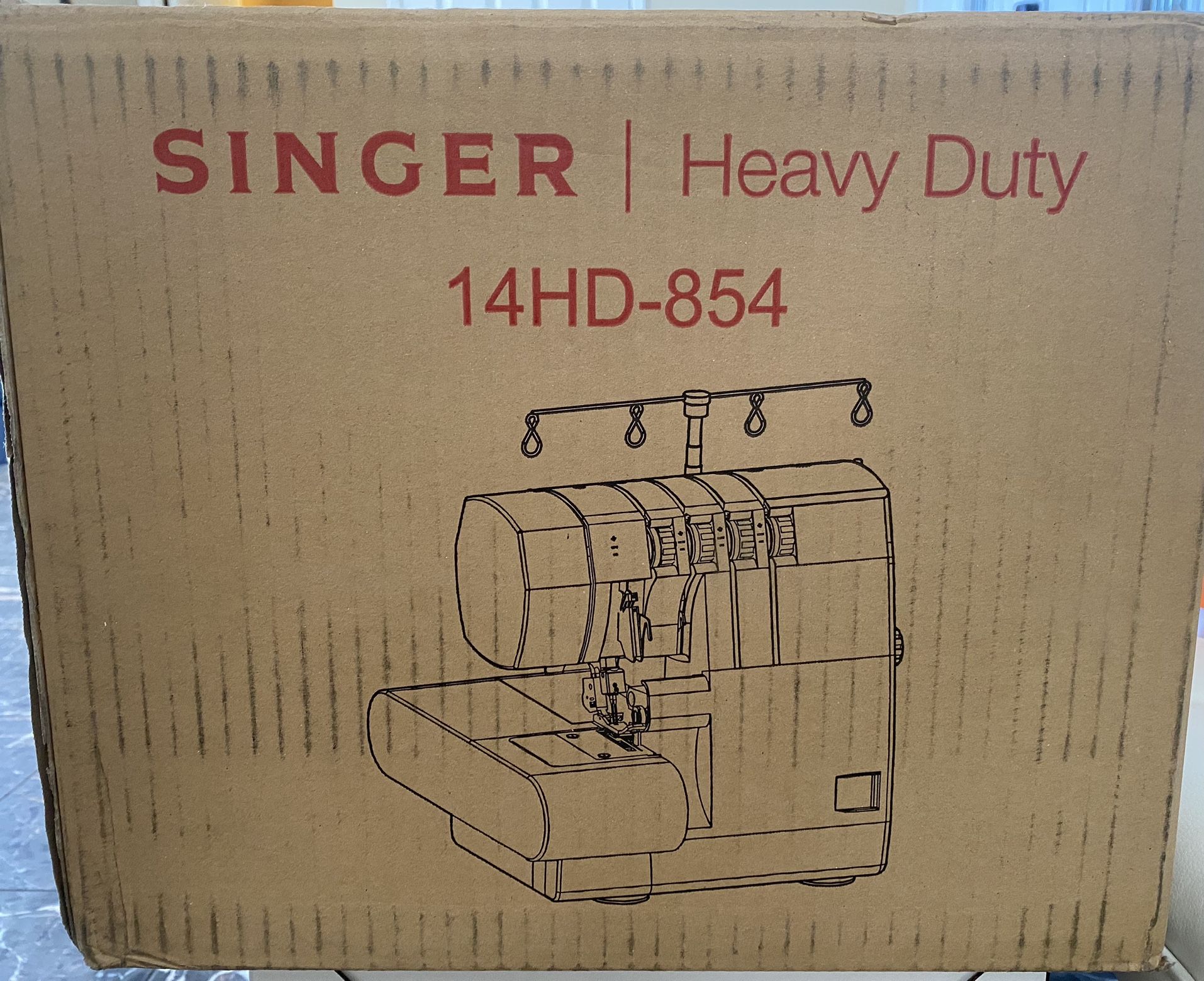 singer heavy duty overlock 14 hd 854 Brand New