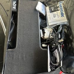 TheBone foot pedal with manu cables and adapter