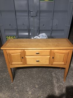 Vaughn Furniture Co Side Board Table Solid Wood