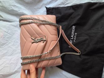 Leather puffer bag