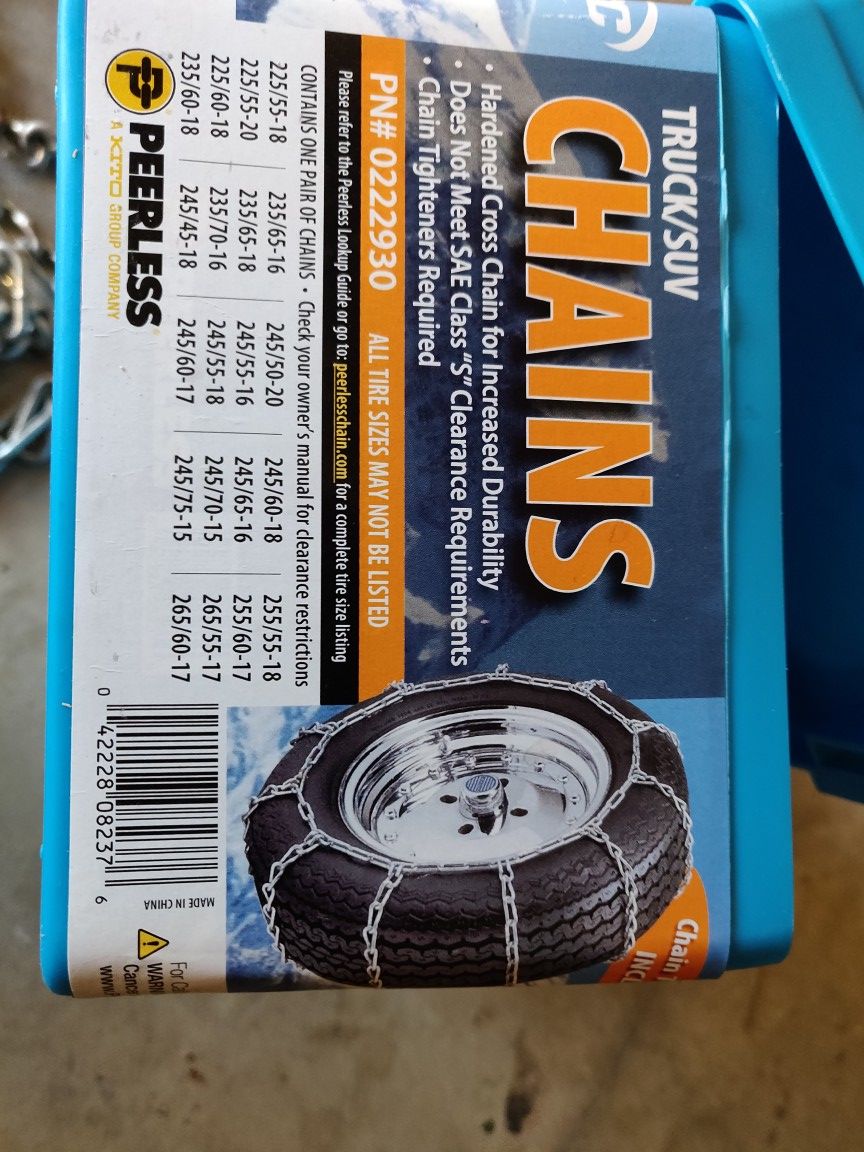 Peerless #0222930 truck/SUV tire chains