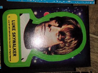 Topps 1977 Star Wars stickers