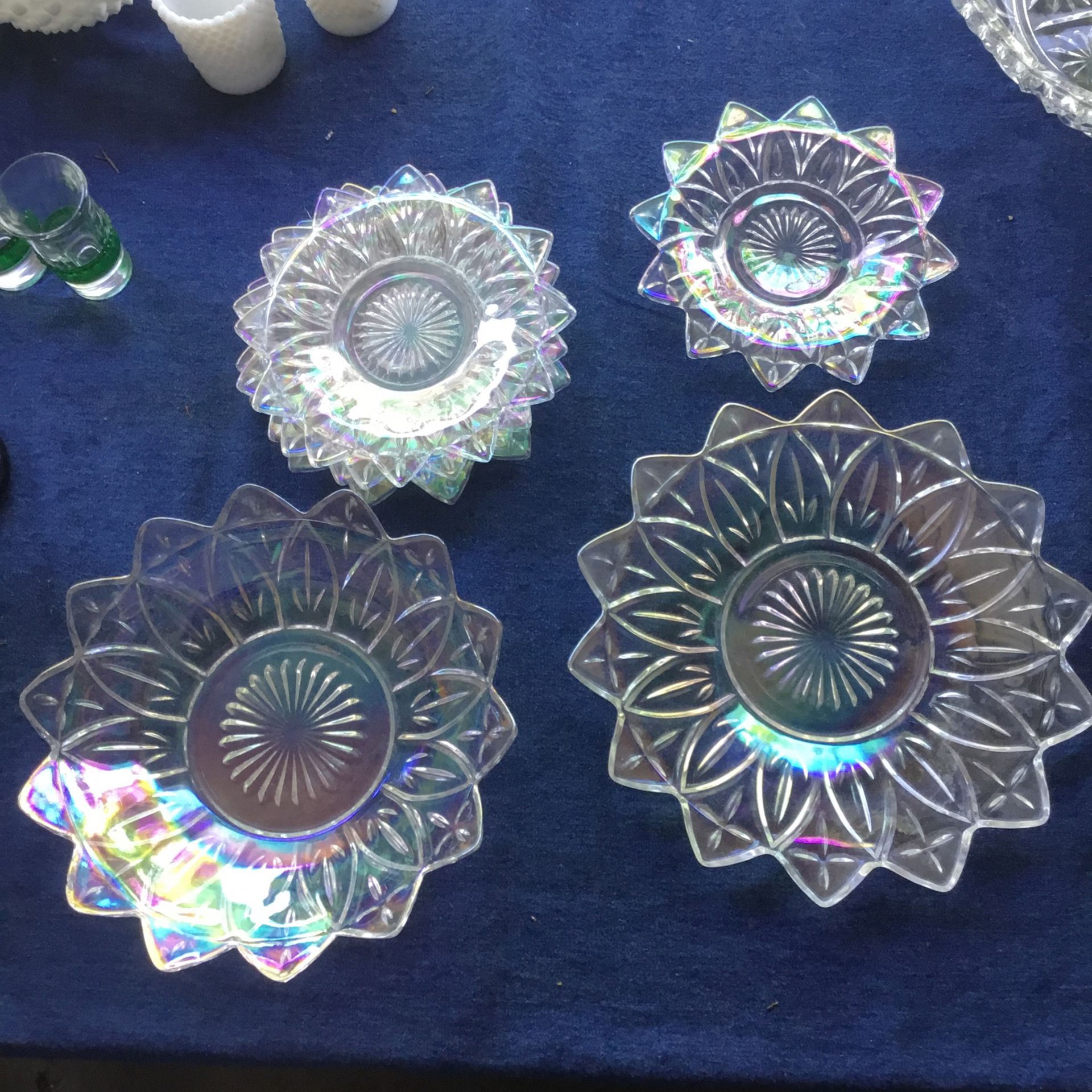 Opal Bowl/ Plate Set