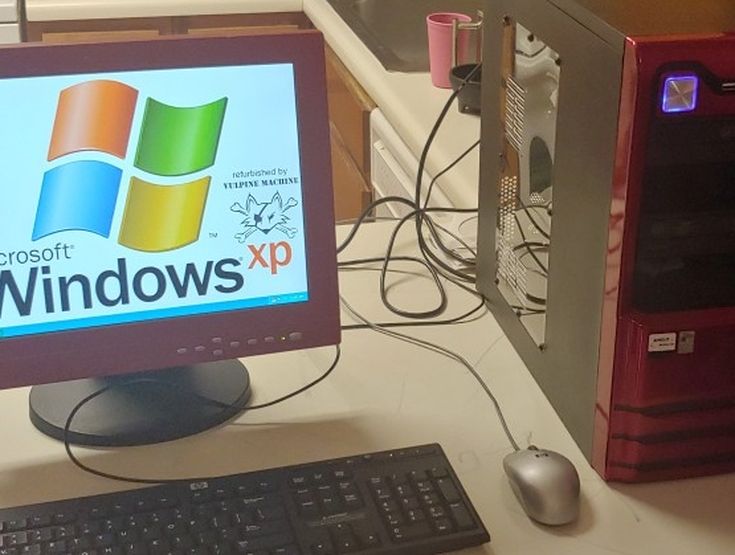 Retro Gaming PC With Win XP SP3