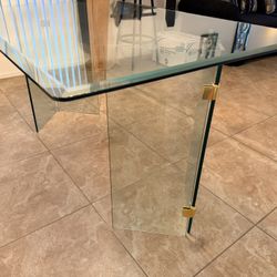 Glass 3’ X 5’ Dining Table 