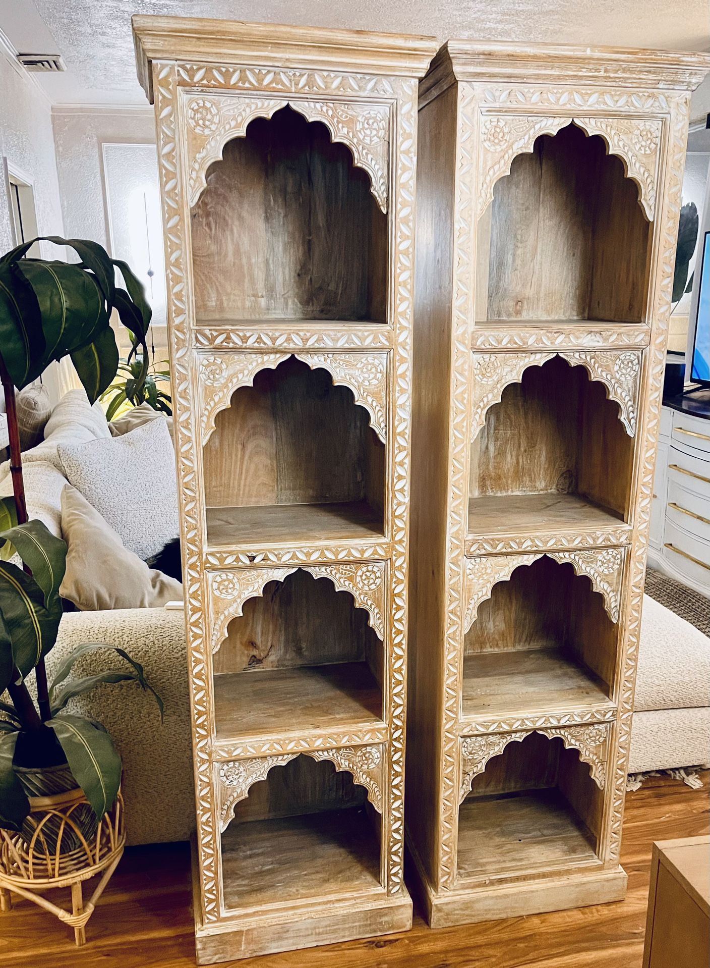 World Market Boho Bookcases