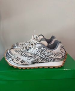 Silver Bottega Orbit Sneaker
