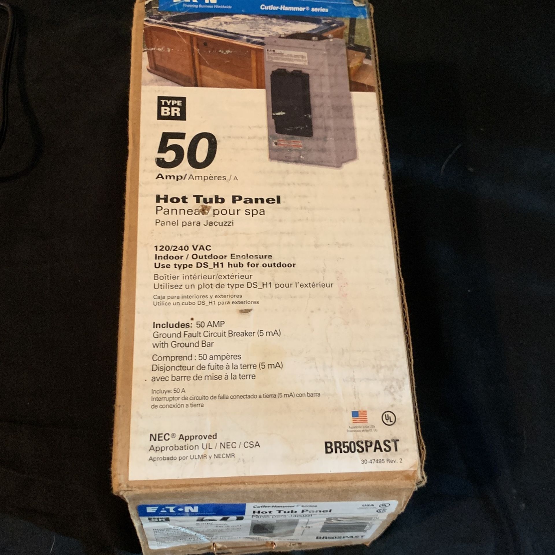 50amp Hot Tub Panel