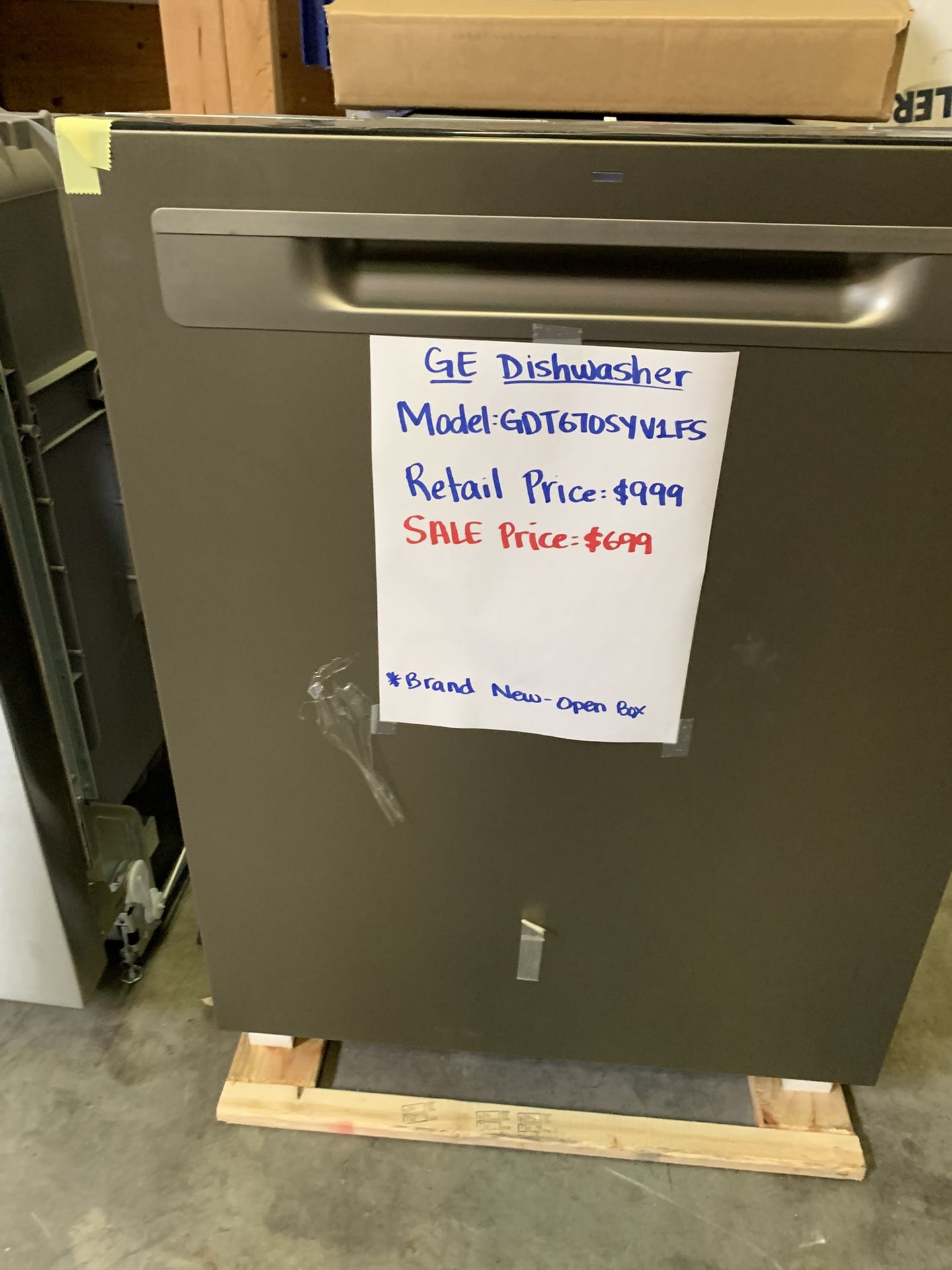 GE Dishwasher 50% Off