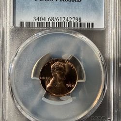 1964 Lincoln Memorial Cent 1C – PCGS PR68 RD – Proof Red – High-Grade U.S. Coin