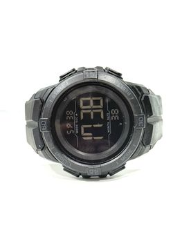 Men's Wristwatch, SKMEI Waterproof Sports Watch with Stopwatch, Alarm, and LED Backlight – Black