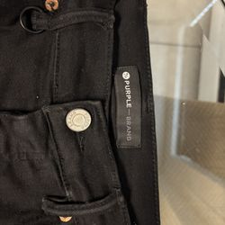 Purple Jeans Black Size “32